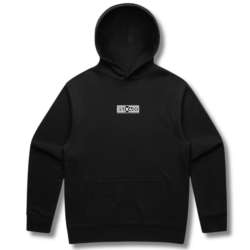8six400 stripe logo hoodie