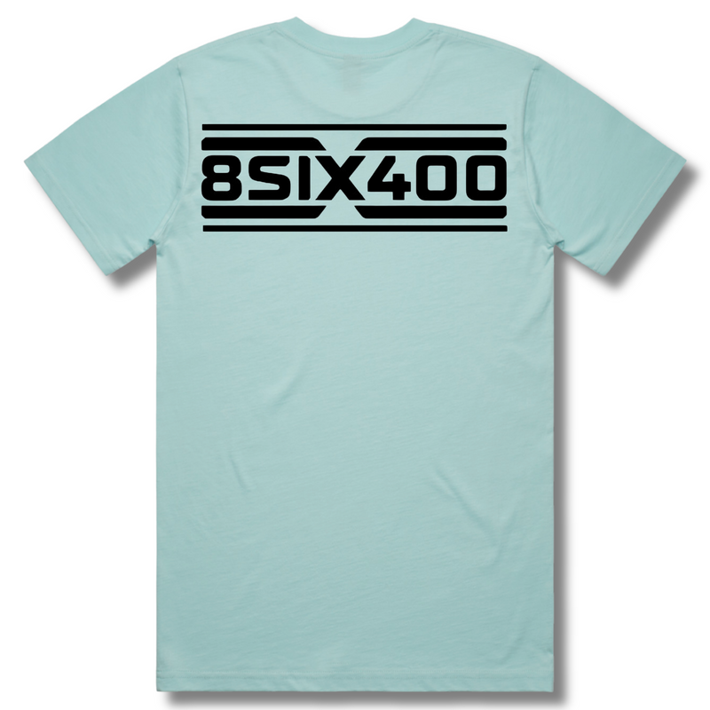 8six400 Stripe Logo T-Shirt - Men's