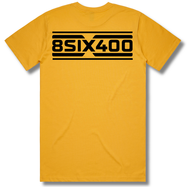 8six400 Stripe Logo T-Shirt - Men's